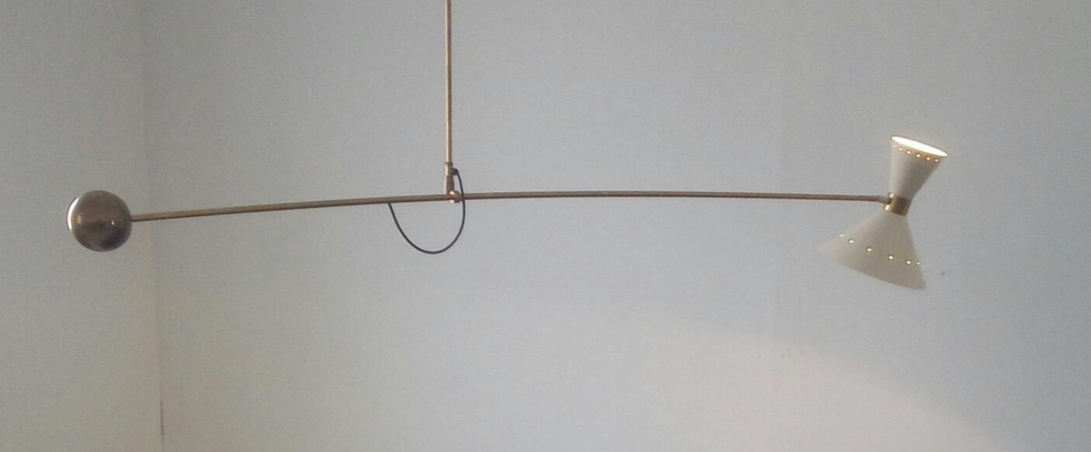 Italian suspension in the style of the 50's