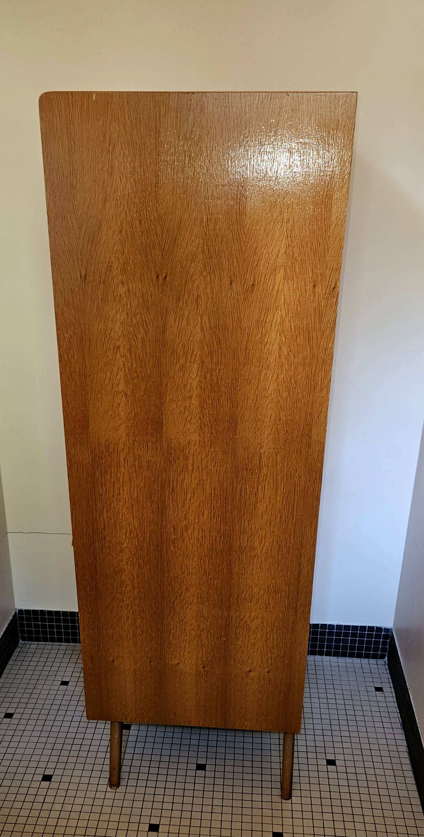 Vintage rattan weekly organizer