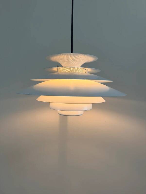 Vintage Danish design lamp - Barcelona style pendant