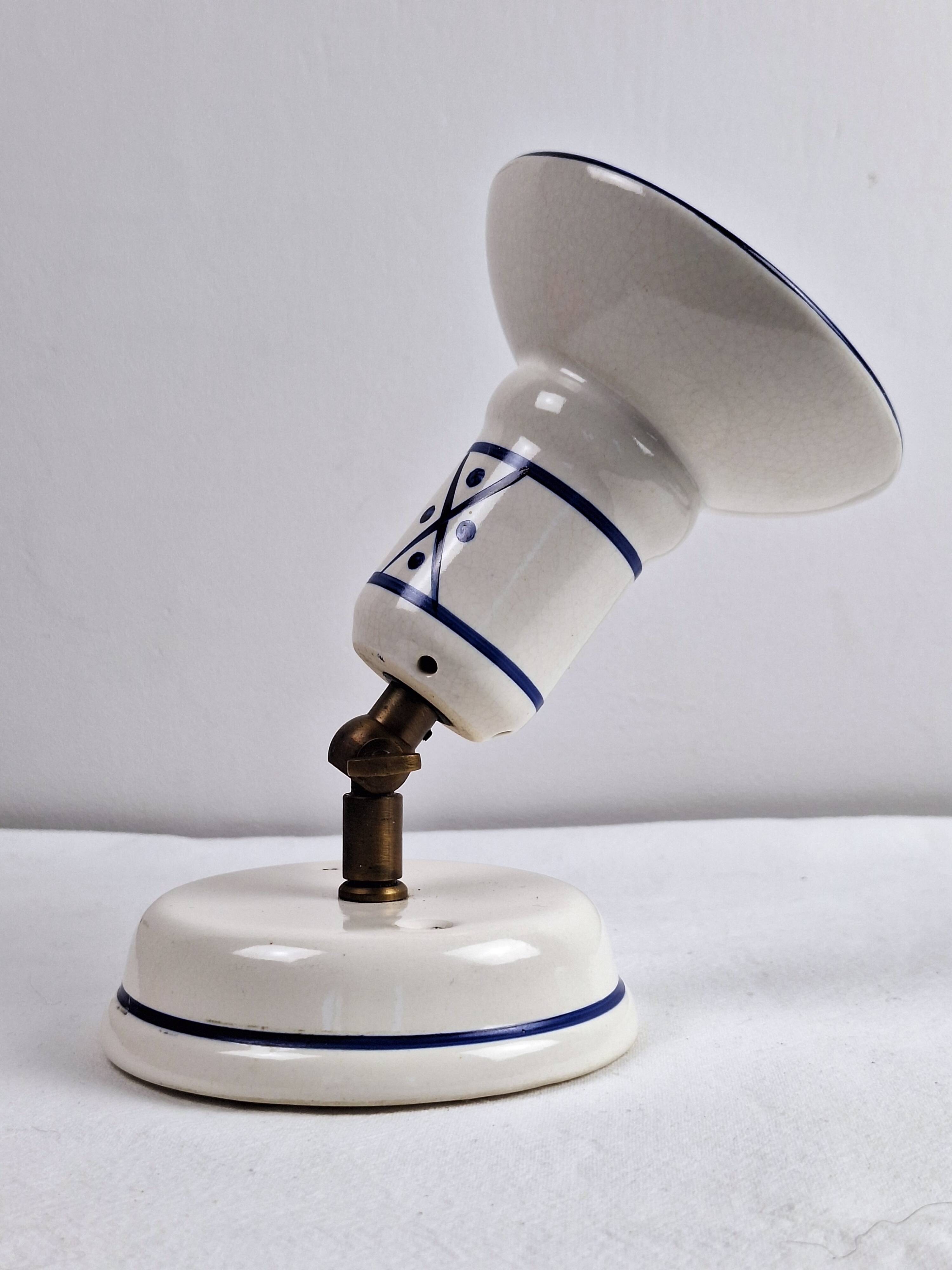 Rustic shabby kitchen ceramic spotlight