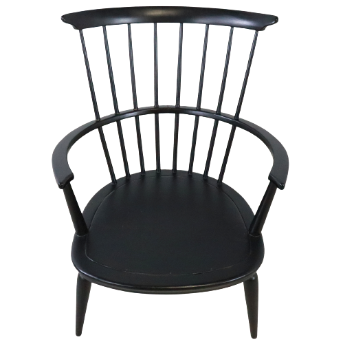 Black bar chair with cushion 'Delmenhorst' Black bar chair with cushion 'Delmenhorst' Black sp