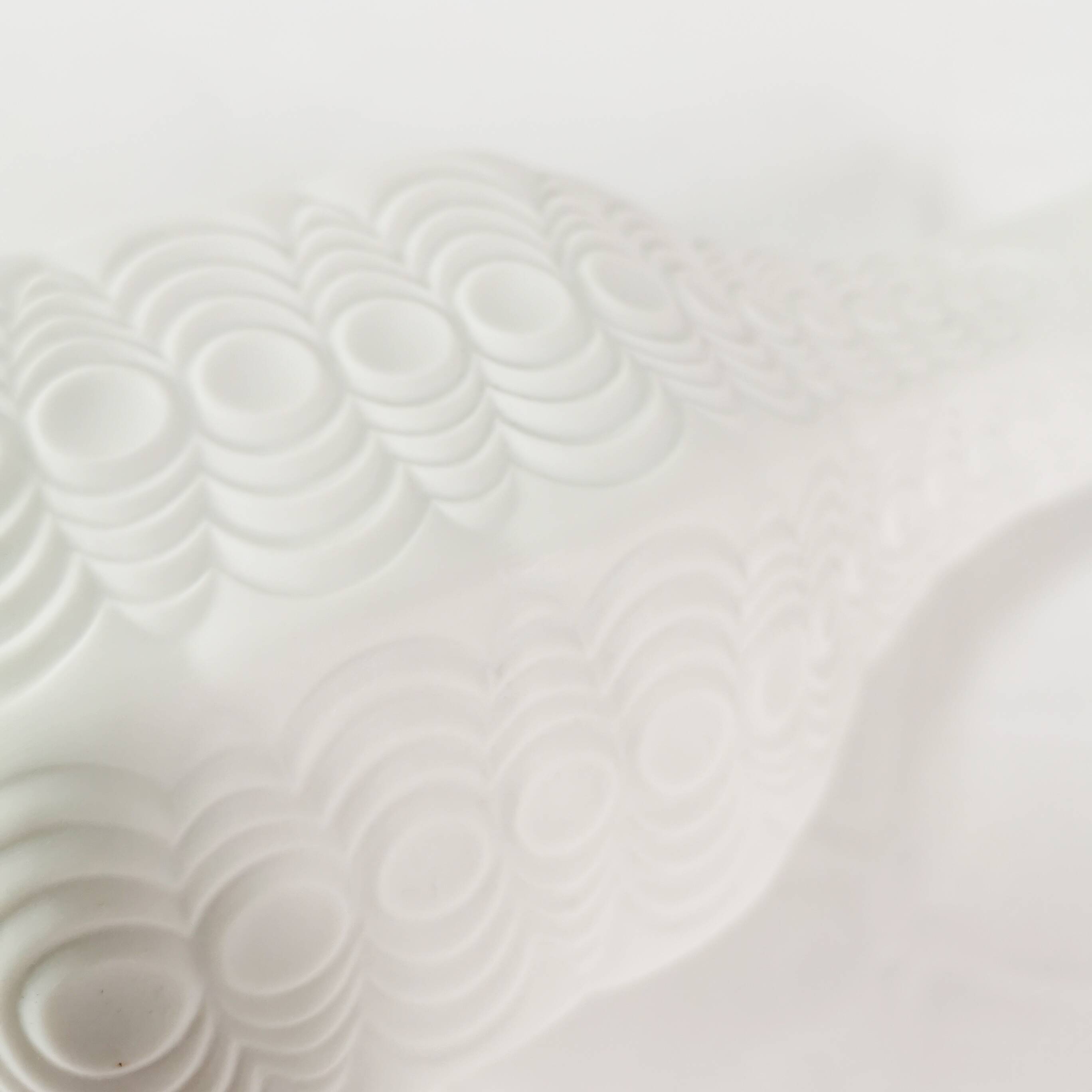 Op Art biscuit vase, Seltmann Weiden, Germany, 1960s.