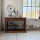 19th-century oak console table