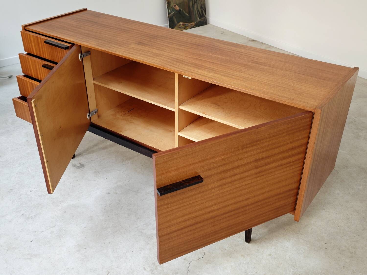 Enfilade meuble de rangement Frantisek Mezulanik pour Up Zavody  1960