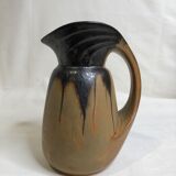 Art Nouveau pitcher in flamed stoneware from Denbac model 234