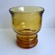 Lot de 8 verres ambrés pernod vintage années 70