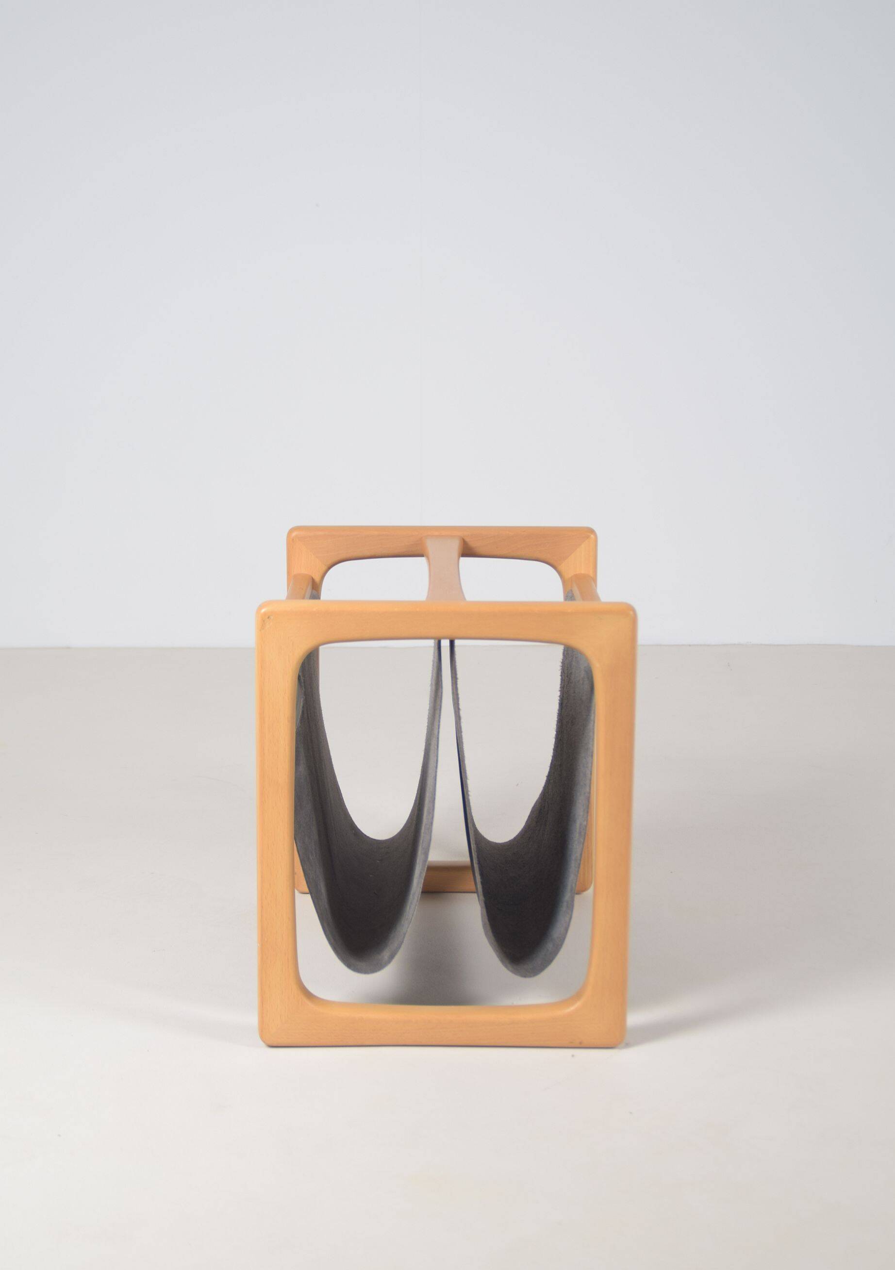 Danish magazine holder designed by Aksel Kjersgaard, 1960s