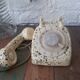 Vintage phone terrazzo effect 1963