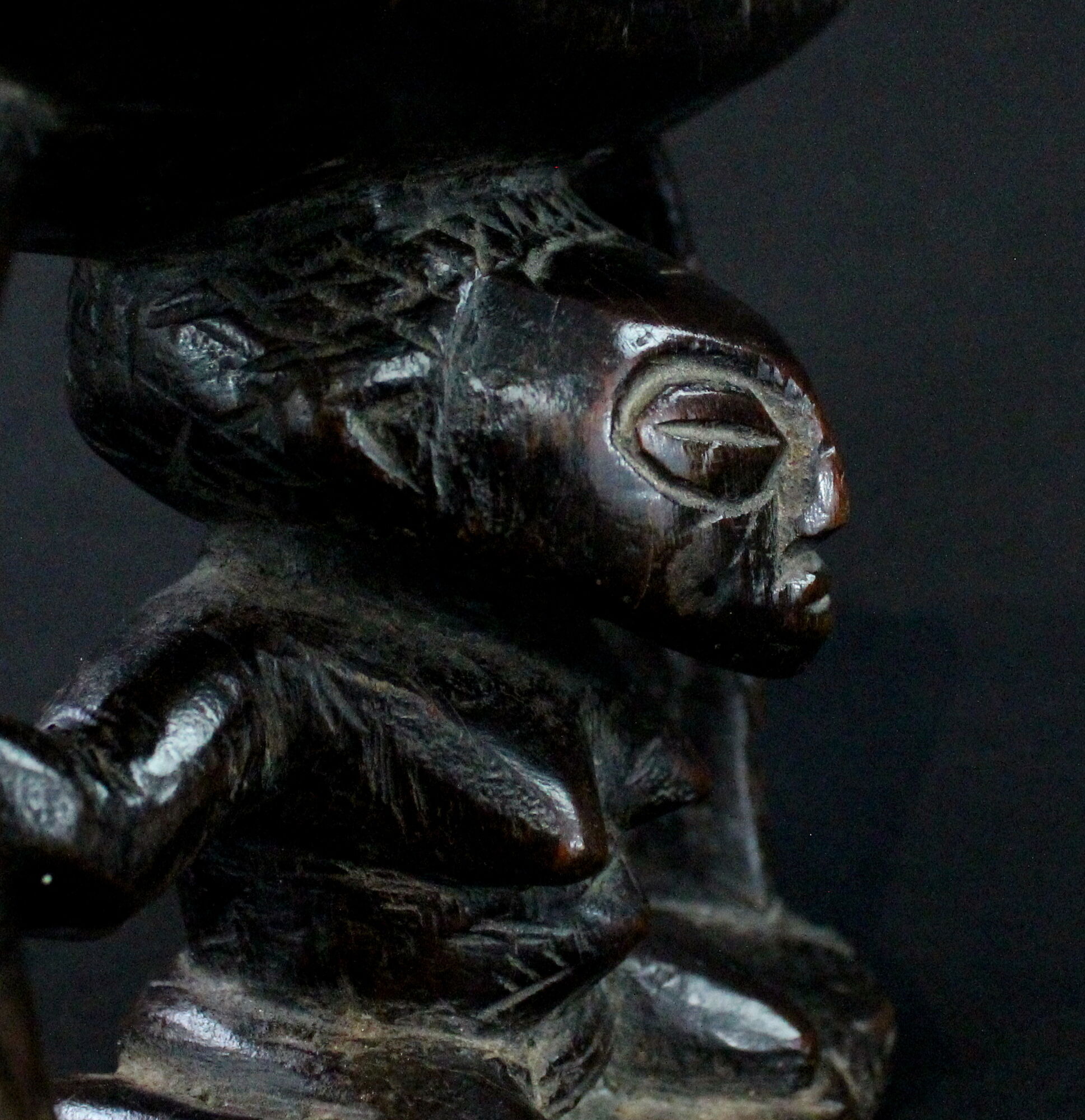 Former neck support ethnic Luba Democratic Republic of Congo