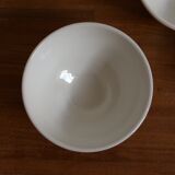 Trio of iron earth bowls