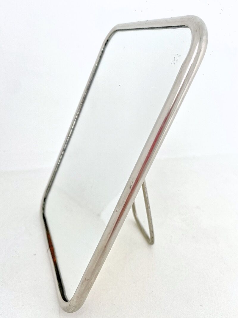 Rectangular barber mirror 18x13,5cm