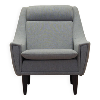 Grey armchair, Danish design, 1970s, production: Denmark