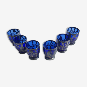 Lot de 6 verres à shooter de la verrerie Murano