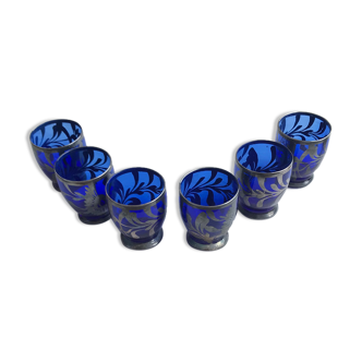 Lot de 6 verres à shooter de la verrerie Murano