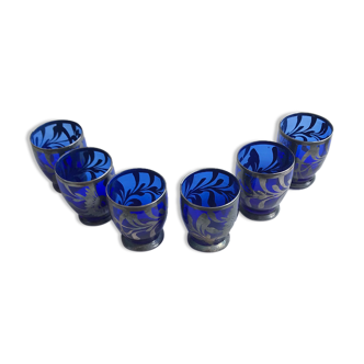 Set of 6 shooter glasses from murano glassware