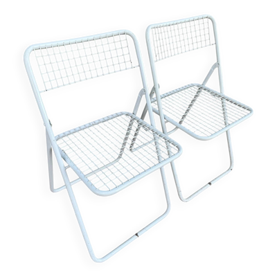 Chaises Pliantes Ted Net par Niels Gammelgaard pour IKEA, 1970s, Set d