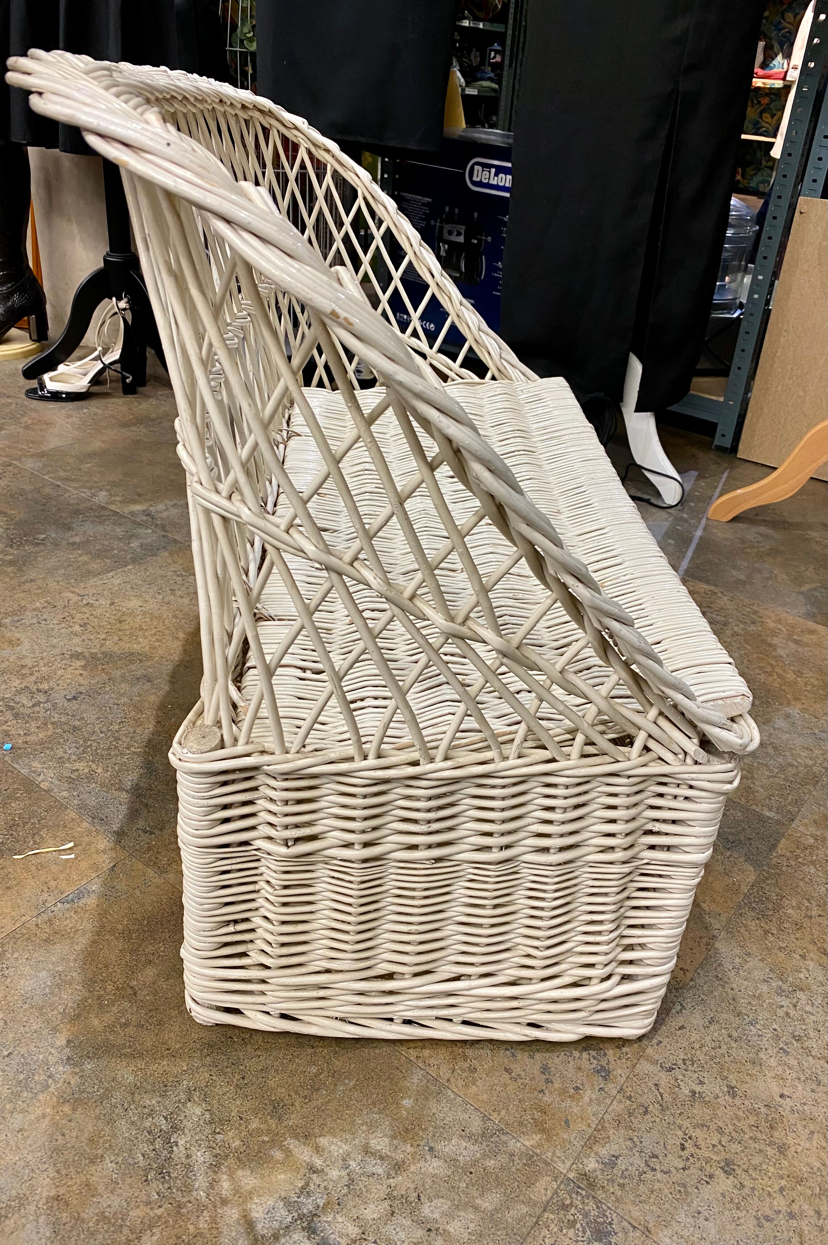 Rattan bench child