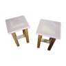 Pair of stools wooden
