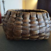 Woven wooden basket - 1930s/1940s
