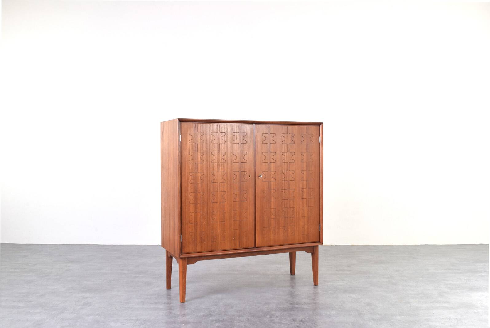 Mid-Century Teak Highboard by Rastad & Relling for Eidsfjord Møbelfabrikk