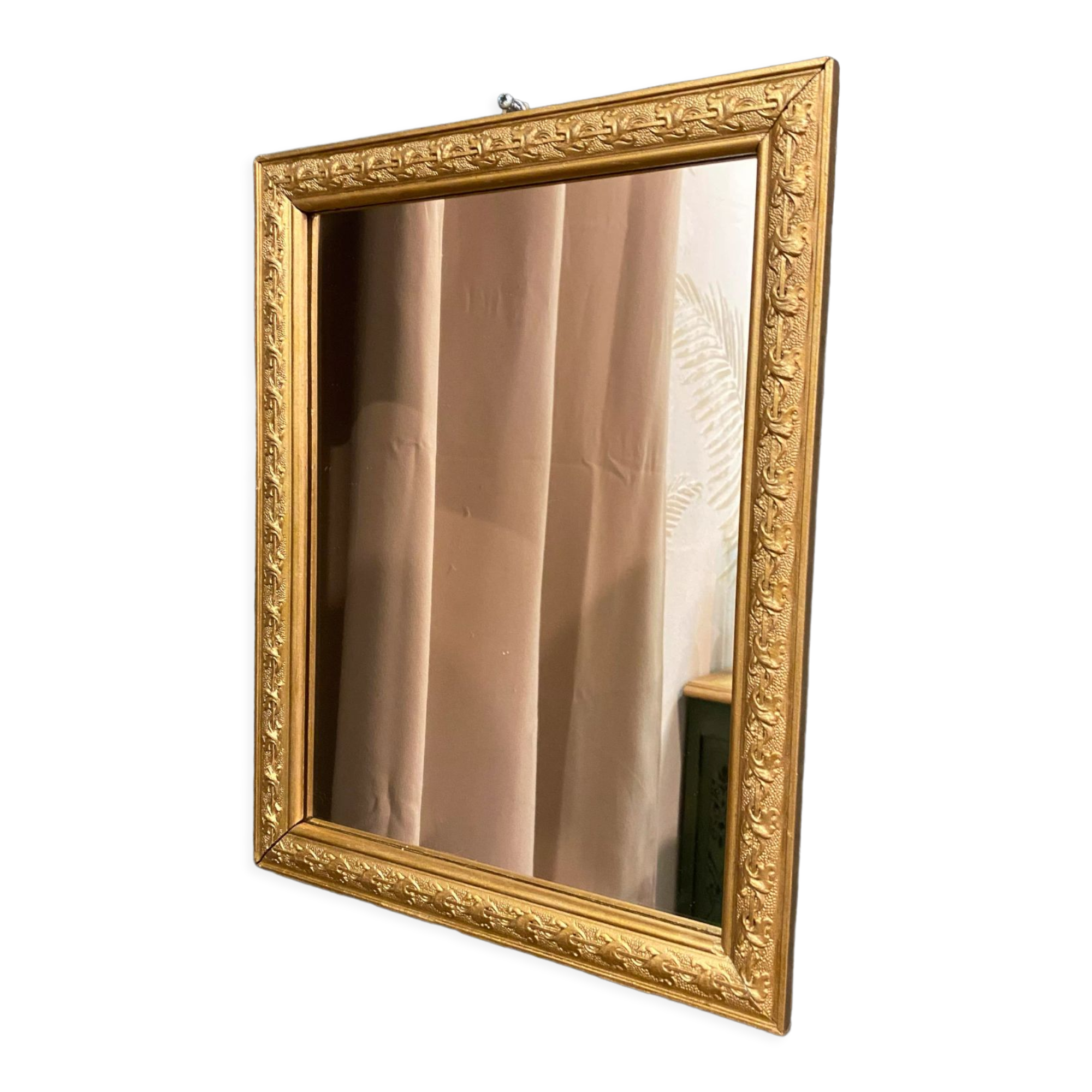 Miroir doré relooké