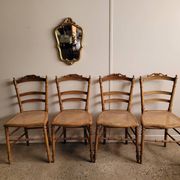 Set of 4 Louis XVI flying chairs