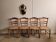 Lot de 4 chaises volantes Louis XVI