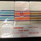 set of 15 old tea towels new in linen and cotton