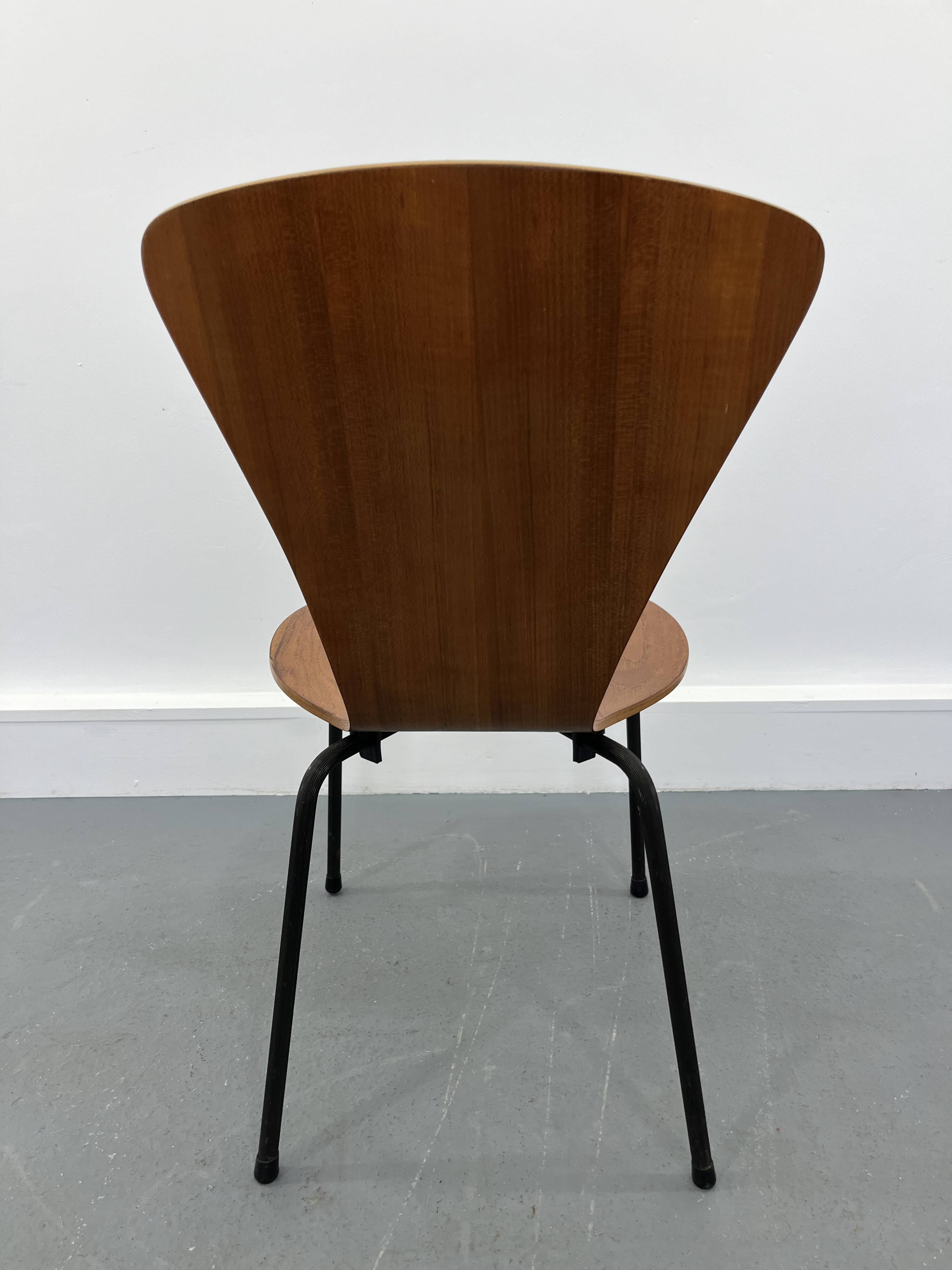 Danish plywood chair, 1970 s