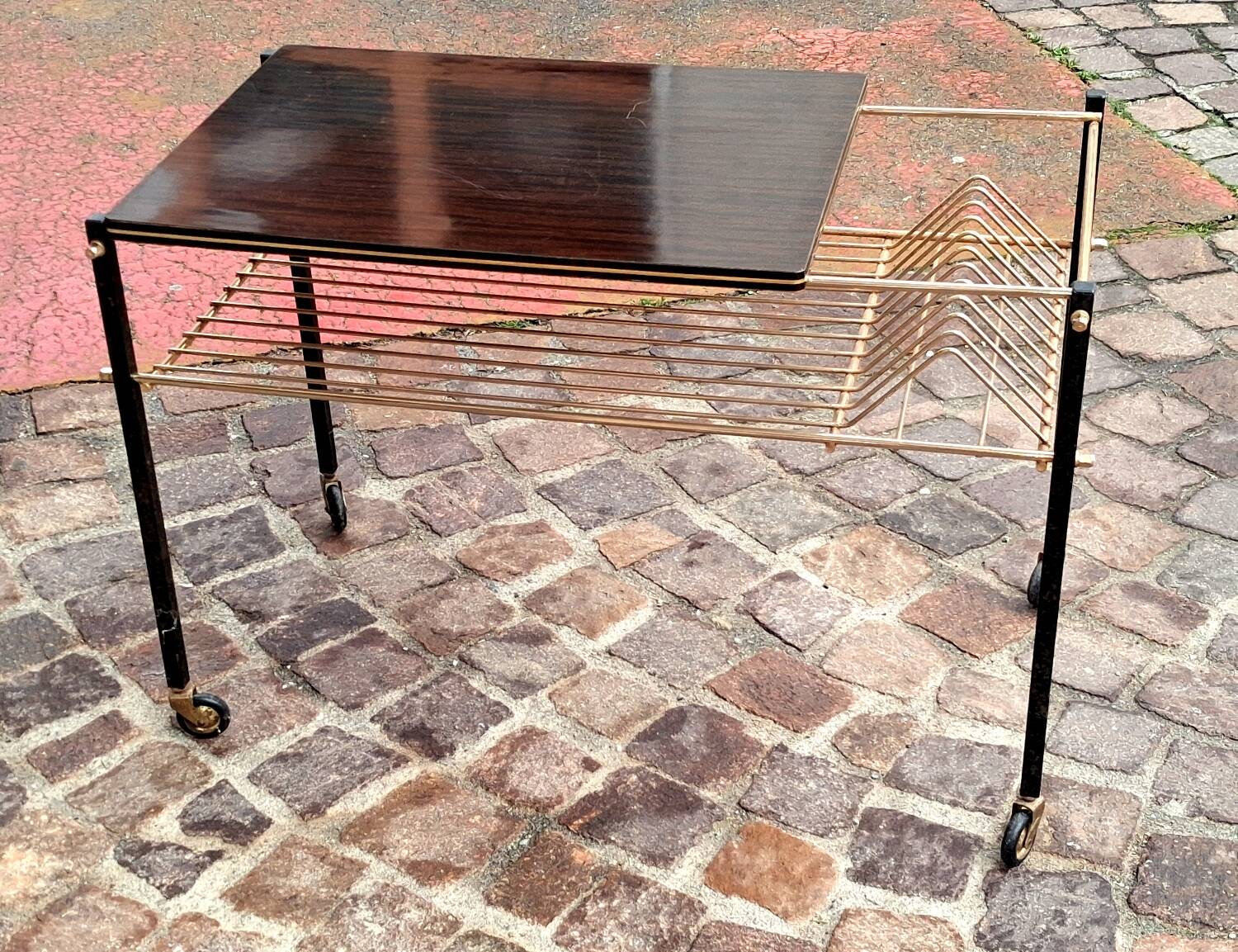 Vintage seventies Hi-Fi chain table or console