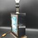Table lamp the dolphin pagoda 1970 vintage melamine lacquered and brass heron