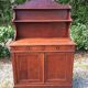 Vintage Parisian buffet in pitchpin with its top St Hubert.