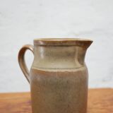 Vintage stoneware pitcher by the Digoin factory, France