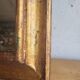 Miroir ancien en bois doré 42x52cm