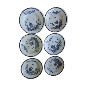 6 assiettes creuses en