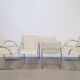 Postmodern Leather Cirkel Chairs by Karel Boonzaaijer & Pierre Mazairac for Metaform, 1980s, Set of 4
