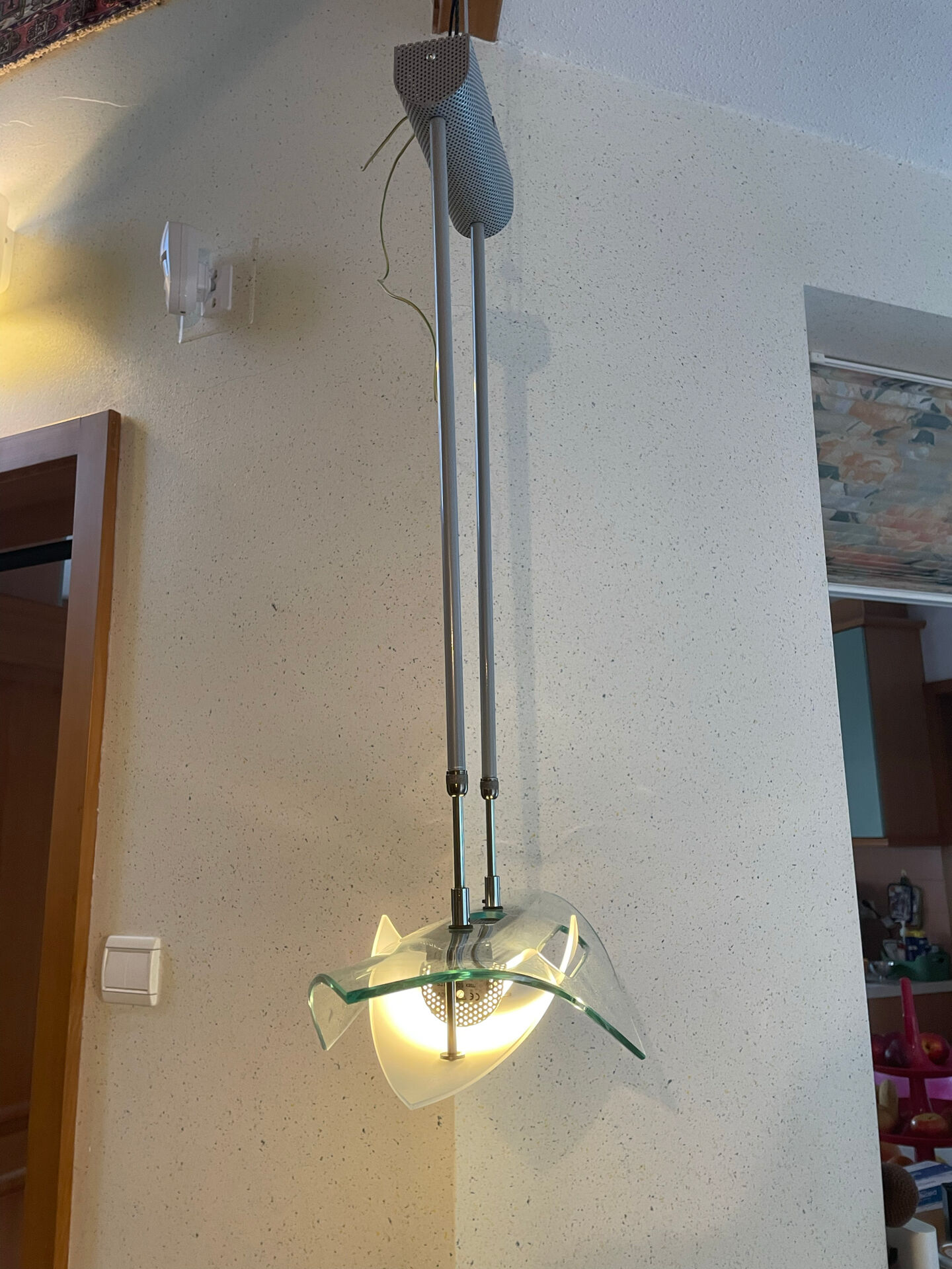 Suspension Sothis en verre de Murano