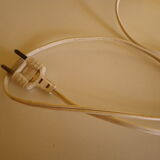 Table lamp, art deco, marble, opaline, bronze patinated metal decoration, switch