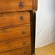 Chiffonier en chêne néerlandais antique Empire vers 1820