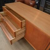 Small vintage teak low cabinet 1960