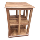 English bookcase on oak wheels