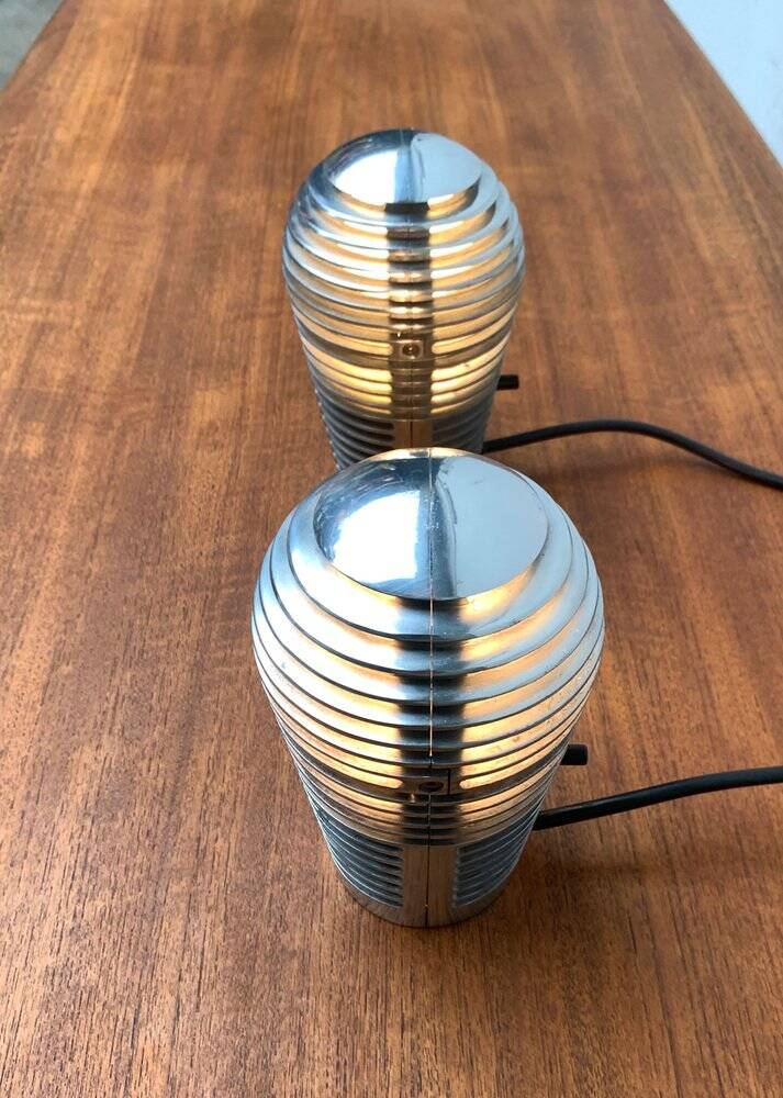 Postmodern Zen table lamp by Sergio & Oscar Devesa for Metalarte, 1980s.