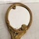 Hand mirror Art Nouveau 1900 circa 11x24cm