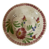 Grigny Terracotta Flowered Compote Dish