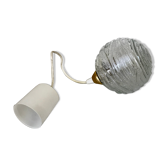 Suspension boule en verre vintage