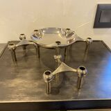 3 S22 candlesticks and 1 modular S44 bowl NAGEL vintage 1970