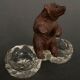 Pepper shaker with bear decoration Black Forest Black Forest early twentieth century