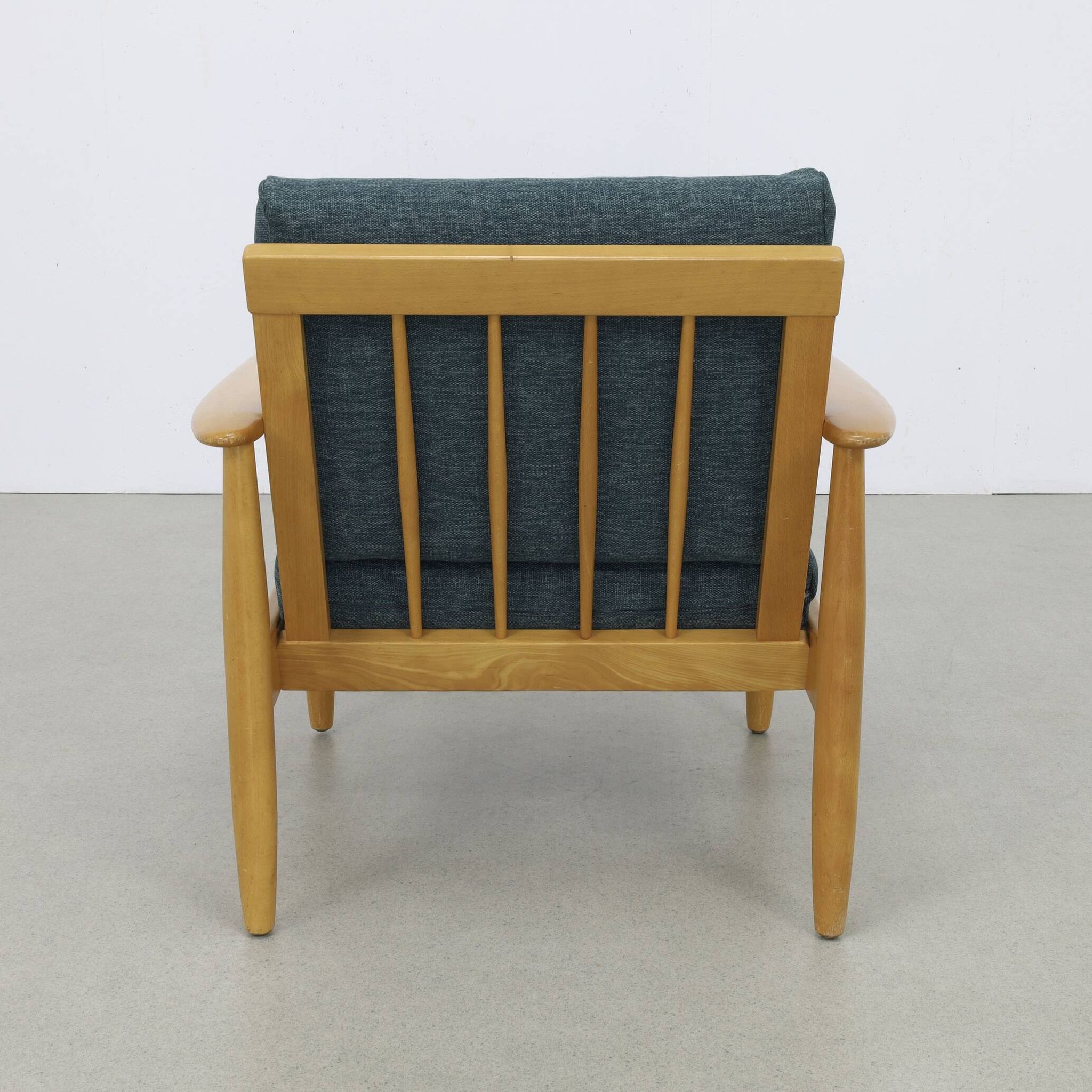 Vintage danish lounge chair, 1970s new upholstery