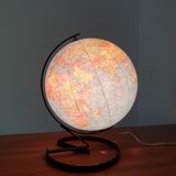 Globe terrestre lumineux 1970