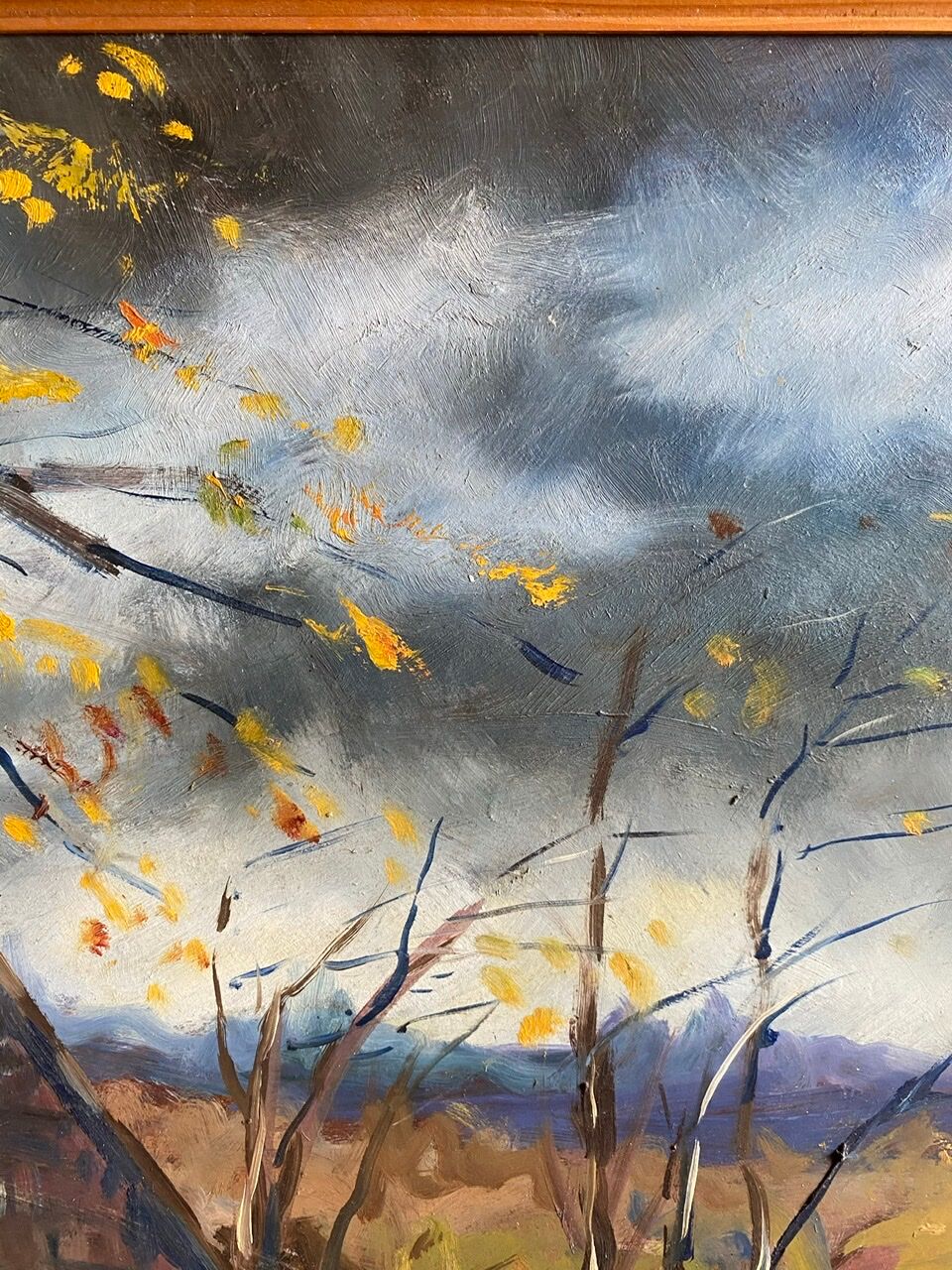 Painting, landscape by Guyard, circa 1960